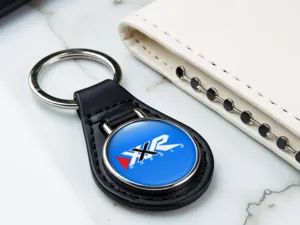 XXR Leder Schlüsselring Halter Stabiles Glänzend Sport Design